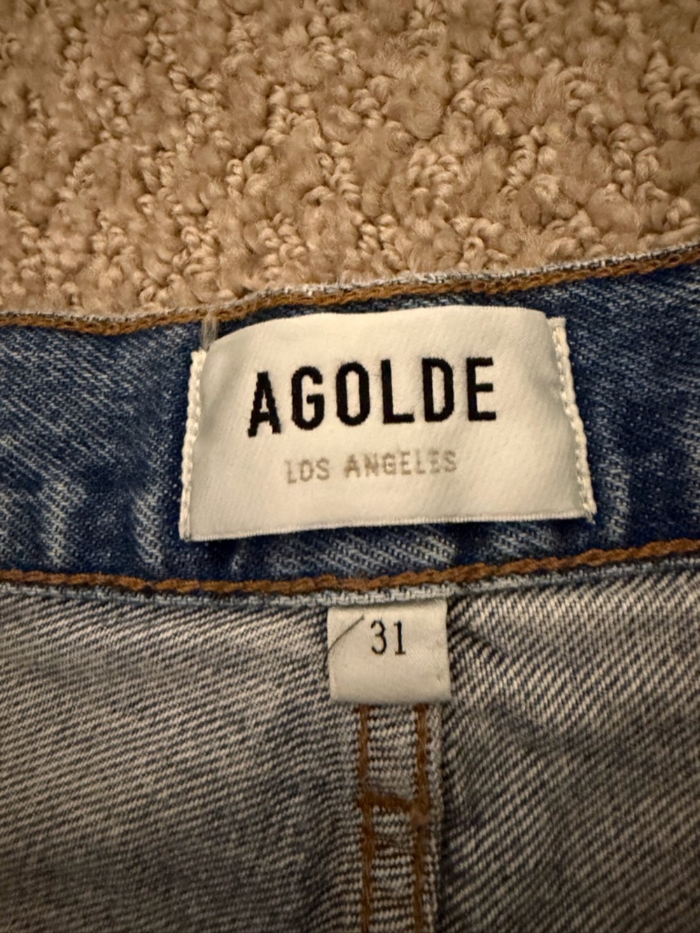 Agolde low slung baggy jeans - Picture 2 of 3